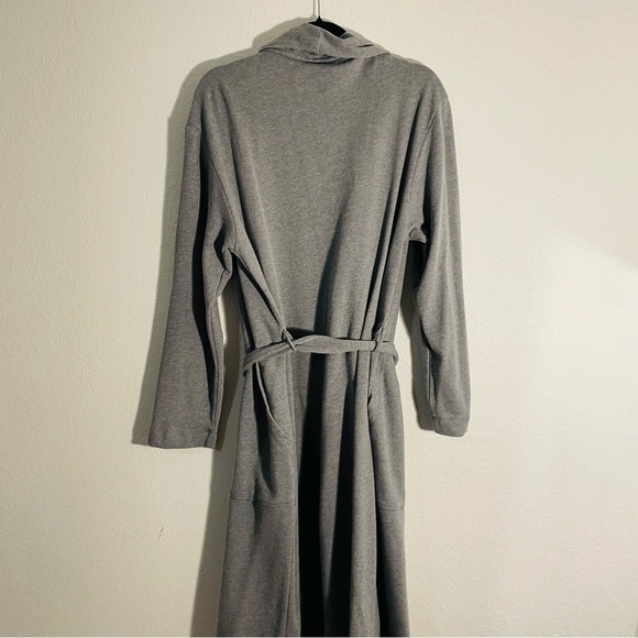 GoodFellow & Co gray sleep robe size S/M front tie pajamas long comfortable - Picture 7 of 7